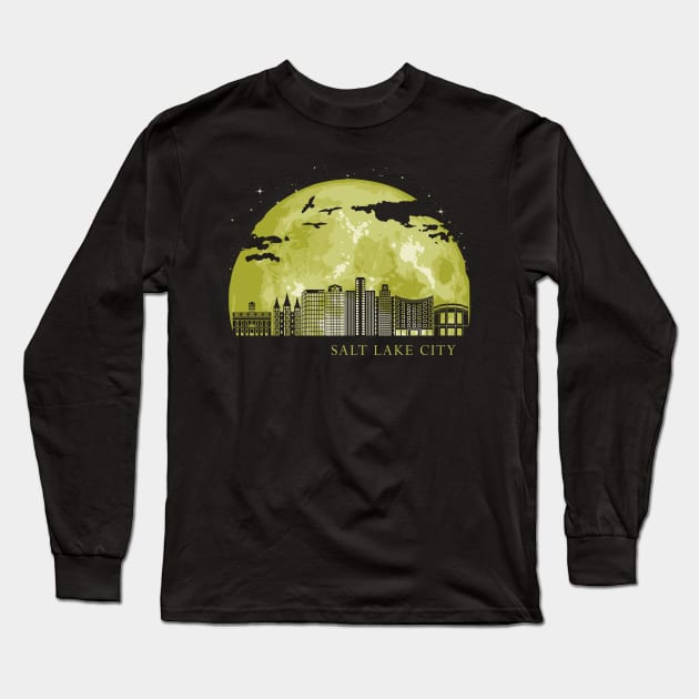 Salt Lake City Long Sleeve T-Shirt by Nerd_art